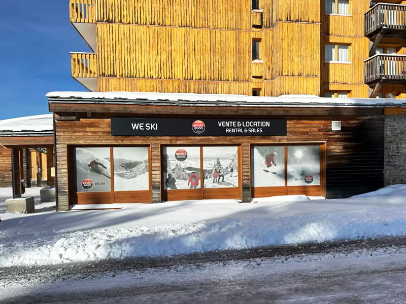 Verleihshop We Ski in 733 route de la croisette - Quartier La Croisette, Chamrousse