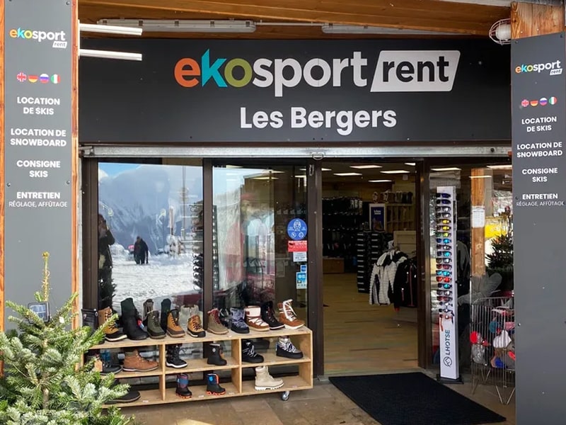 Verleihshop Ekosport-Rent Les Bergers in Centre Commercial des Bergers, Alpe d’Huez