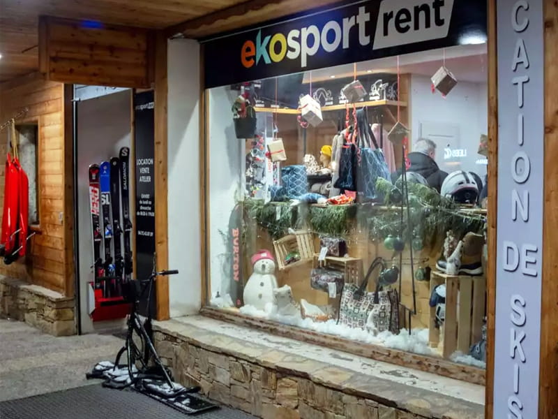 Verleihshop Ekosport-Rent Bergerie Sport in Centre Station Résidence Soldanelles, Les Orres