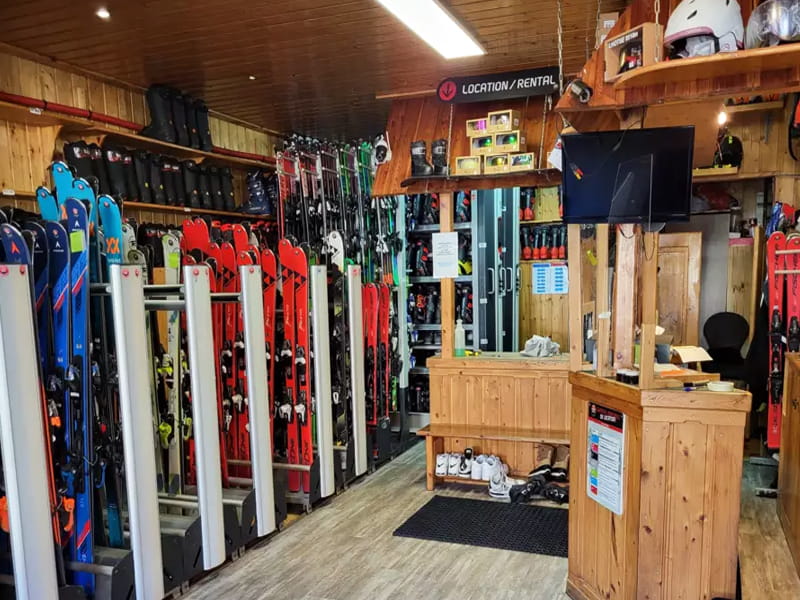 Verleihshop Ekosport-Rent Foux de Ski in Étoile des neiges, La Foux d’Allos