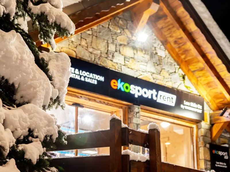 Verleihshop Ekosport-Rent Loc Skis Oz in Front de Neige, Oz en Oisans