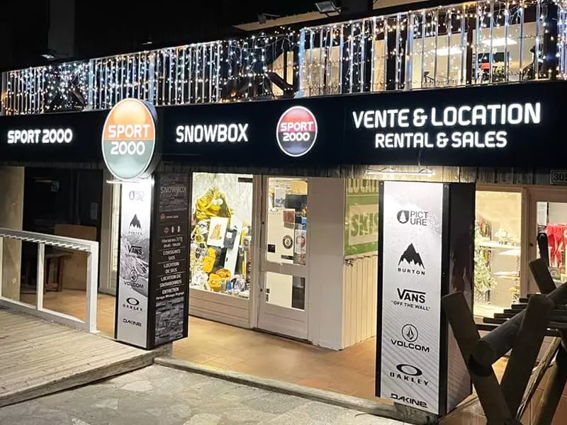 Verleihshop Snowbox in Immeuble du Golf, 22 Route d'Italie, Montgenèvre