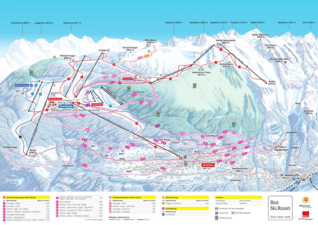 Skimap Grächen