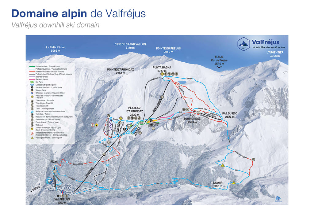 Skimap Valfrejus