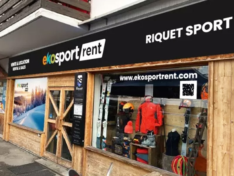 Verleihshop Ekosport-Rent Riquet Sport Aravet in Place de l'Aravet, Serre Chevalier Villeneuve