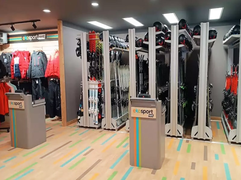 Verleihshop Ekosport-Rent Auris Ski in Résidence Odalys - Place des Orgières, Auris-en-Oisans