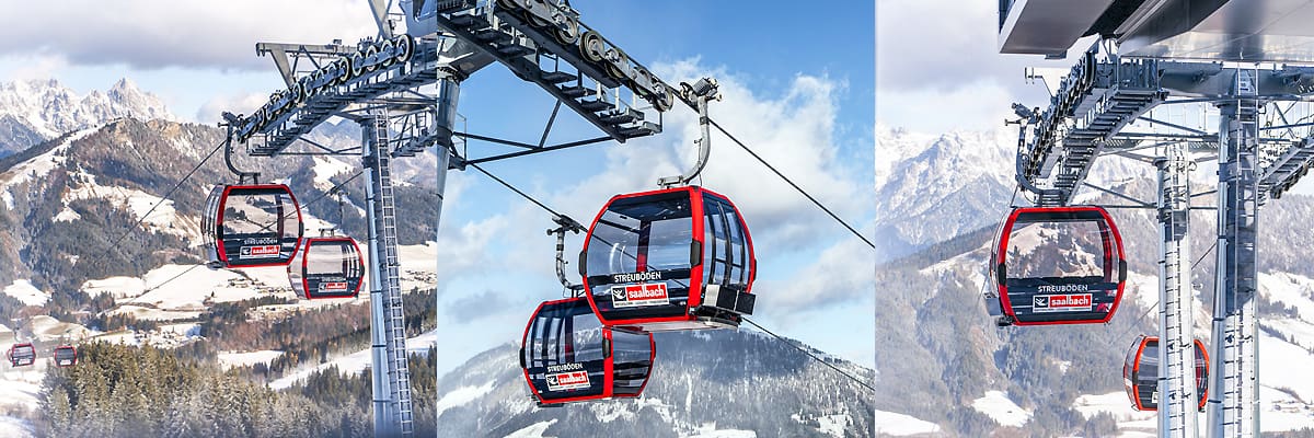 Streubödenbahn Skicircus Saalbach Hinterglemm Leogang Fieberbrunn